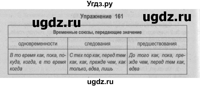 ГДЗ (Решебник №2) по русскому языку 9 класс Л.A. Мурина / упражнение / 161