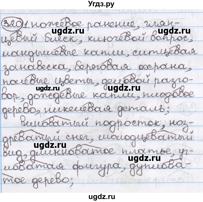 ГДЗ (Решебник) по русскому языку 10 класс Л. A. Мурина / упражнение номер / 320