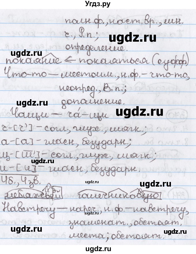 ГДЗ (Решебник) по русскому языку 10 класс Л. A. Мурина / упражнение номер / 371(продолжение 2)