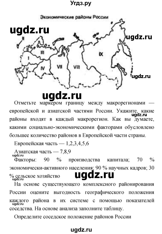 ГДЗ (Решебник) по географии 9 класс (тетрадь-практикум) Ольховая Н.В. / страница номер / 30–31(продолжение 2)