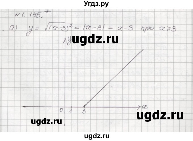 ГДЗ (Решебник №1) по алгебре 8 класс Арефьева И.Г. / глава 1 / упражнение / 1.145