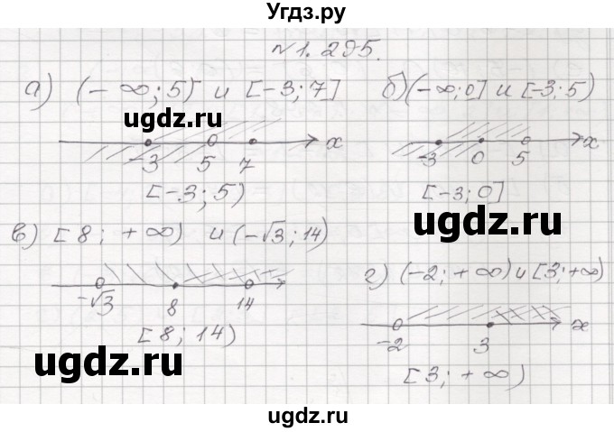 ГДЗ (Решебник №1) по алгебре 8 класс Арефьева И.Г. / глава 1 / упражнение / 1.295
