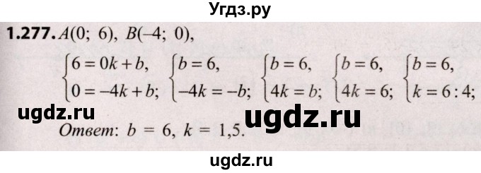 ГДЗ (Решебник №2) по алгебре 8 класс Арефьева И.Г. / глава 1 / упражнение / 1.277