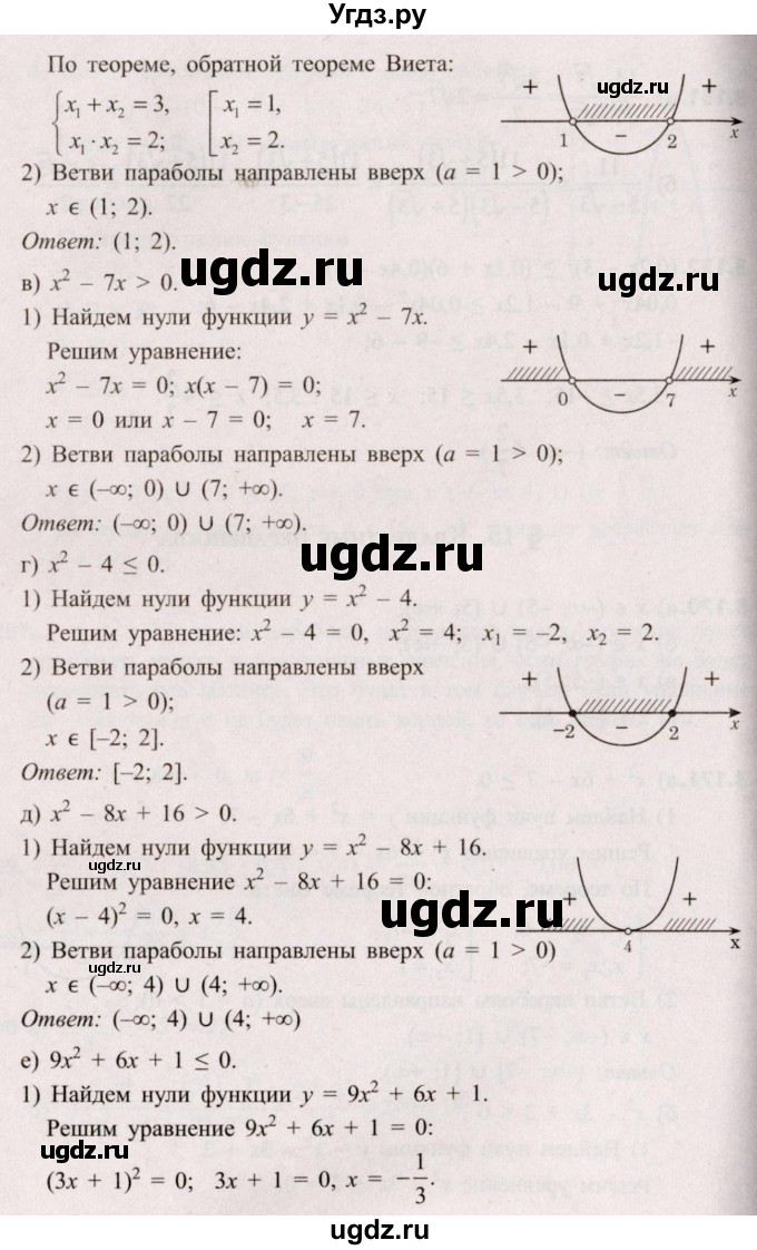 ГДЗ (Решебник №2) по алгебре 8 класс Арефьева И.Г. / глава 3 / упражнение / 3.171(продолжение 2)