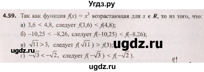 ГДЗ (Решебник №2) по алгебре 8 класс Арефьева И.Г. / глава 4 / упражнение / 4.59