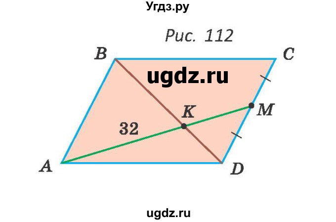 ГДЗ (Учебник ) по геометрии 8 класс Казаков В.В. / задача / 121(продолжение 2)