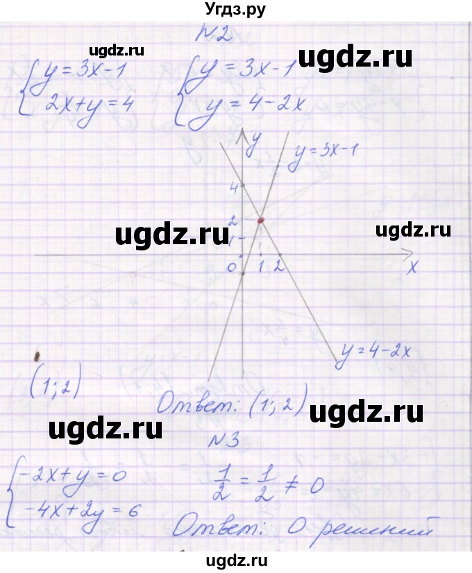 ГДЗ (Решебник) по алгебре 7 класс (самостоятельные работы ) Александрова Л.А. / С-56. вариант-№ / 2(продолжение 2)