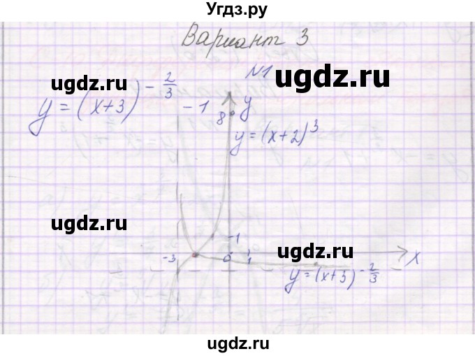 ГДЗ (Решебник) по алгебре 11 класс (самостоятельные работы ) Александрова Л.А. / С-9. вариант номер / 3