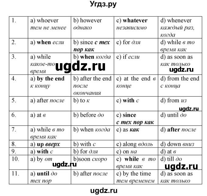 ГДЗ (Решебник 2016) по английскому языку 9 класс (рабочая тетрадь enjoy english ) Биболетова М.З. / страница / 10(продолжение 2)