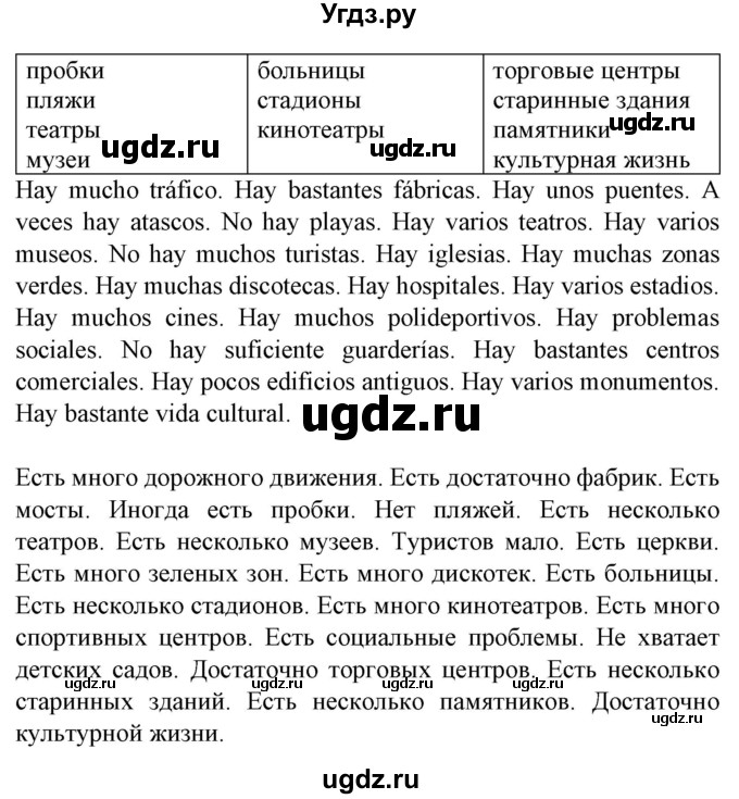 ГДЗ (Решебник) по испанскому языку 5 класс Гриневич Е.К. / часть 2. страница / 88(продолжение 2)