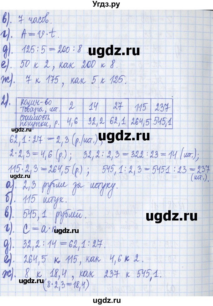 ГДЗ (Решебник) по математике 6 класс (рабочая тетрадь) Муравин Г.К. / упражнение номер / 18(продолжение 2)