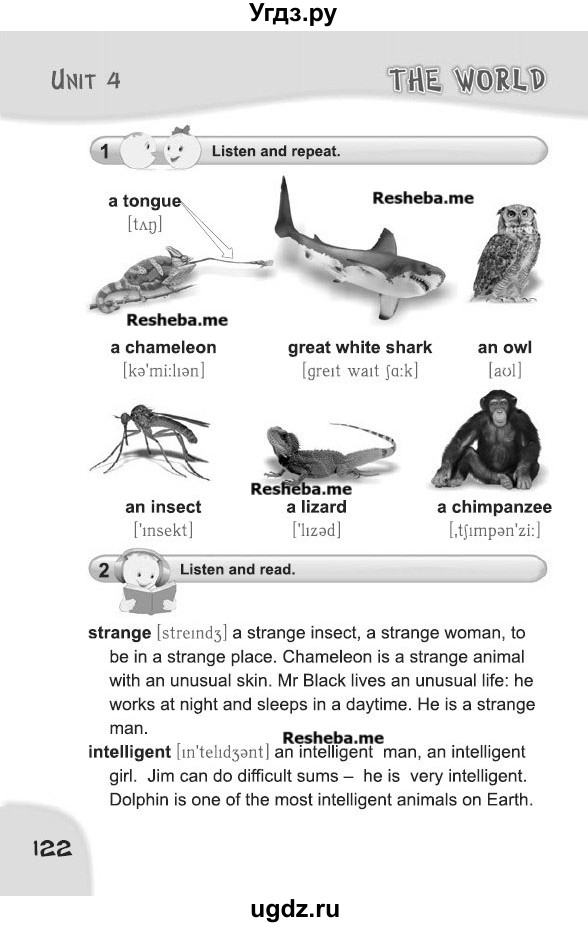ГДЗ (Учебник) по английскому языку 4 класс Карпюк О.Д. / страница / 122