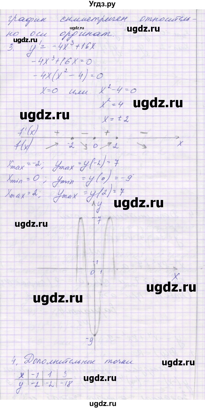 ГДЗ (Решебник) по алгебре 10 класс (самостоятельные работы ) Александрова Л.А. / С-45. вариант номер / 4(продолжение 2)