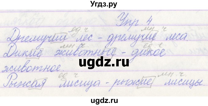 ГДЗ (Решебник) по русскому языку 3 класс (проверочные работы) Канакина В.П. / страница / 71