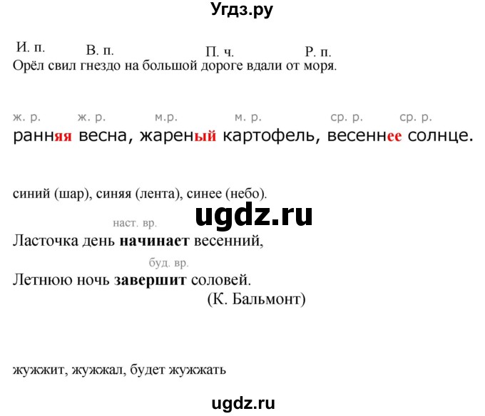ГДЗ (Решебник) по русскому языку 3 класс (проверочные работы) Канакина В.П. / страница / 93