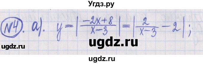 ГДЗ (Решебник) по алгебре 8 класс (дидактические материалы ) Потапов М.К. / самостоятельные работы / С-20 / вариант 3 / 4