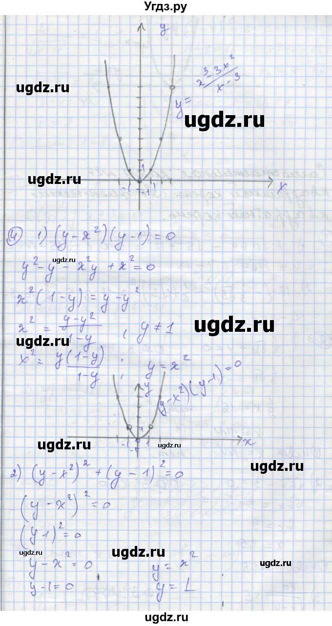 ГДЗ (Решебник) по алгебре 8 класс (самостоятельные и контрольные работы ) Мерзляк А.Г. / самостоятельные работы / вариант 1 / 26(продолжение 3)