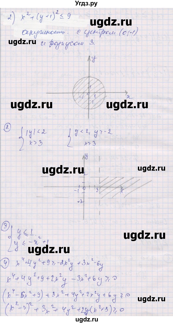ГДЗ (Решебник) по алгебре 9 класс (самостоятельные и контрольные работы ) Мерзляк А.Г. / контрольные работы / вариант 2 / 4(продолжение 2)