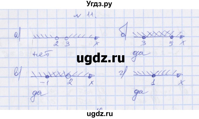 ГДЗ (Решебник) по алгебре 7 класс (дидактические материалы) Евстафьева Л.П. / обучающие работы / О-22 номер / 11