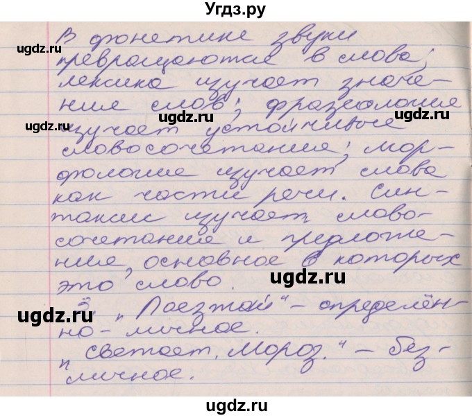 ГДЗ (Решебник к учебнику 2016) по русскому языку 10 класс Гусарова И.В. / упражнение / 16(продолжение 2)