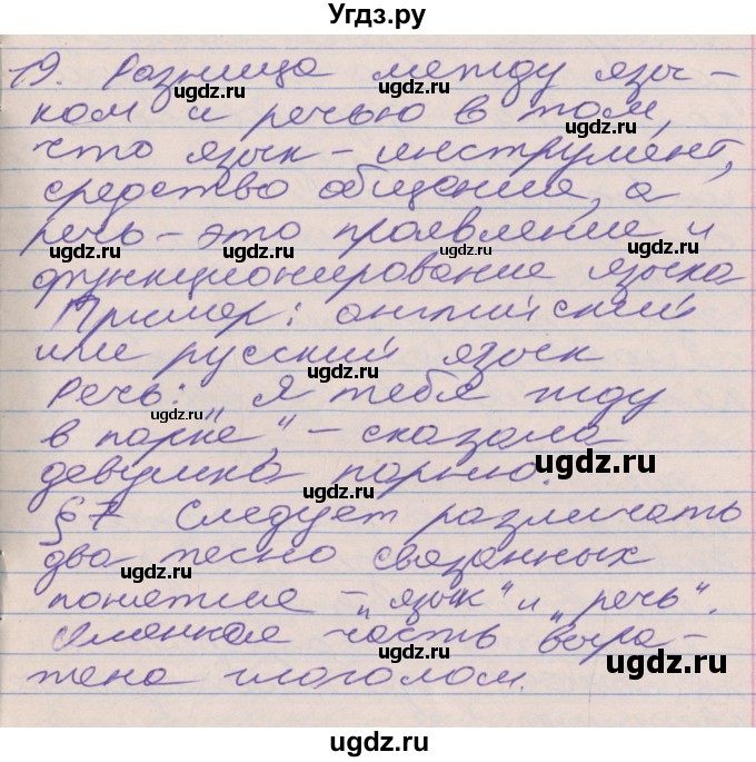 ГДЗ (Решебник к учебнику 2016) по русскому языку 10 класс Гусарова И.В. / упражнение / 19