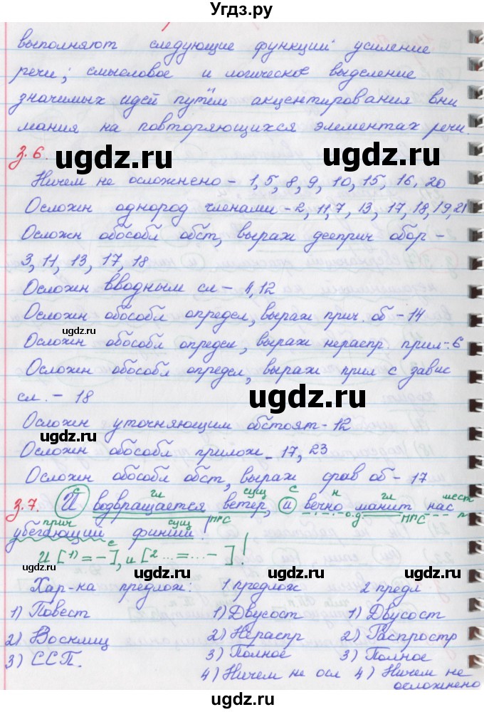 ГДЗ (Решебник) по русскому языку 9 класс (рабочая тетрадь) Литвинова М.М. / упражнение номер / 54(продолжение 2)