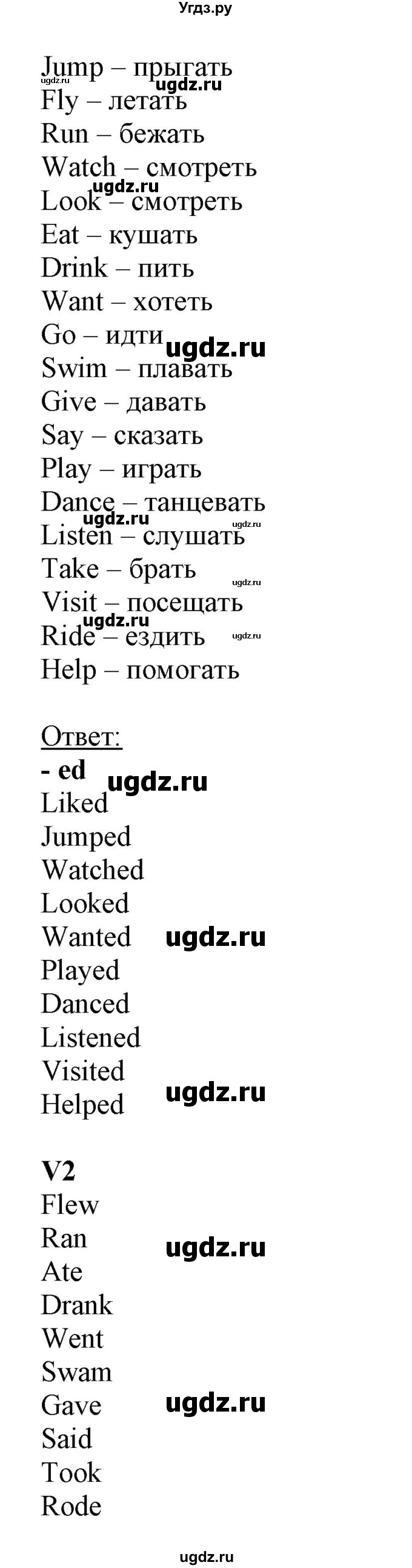 ГДЗ (Решебник) по английскому языку 5 класс Л. М. Лапицкая / часть 1. страница / 27(продолжение 2)