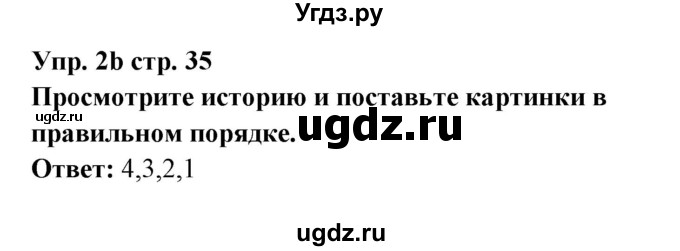 ГДЗ (Решебник) по английскому языку 5 класс Л. М. Лапицкая / часть 2. страница / 35(продолжение 2)