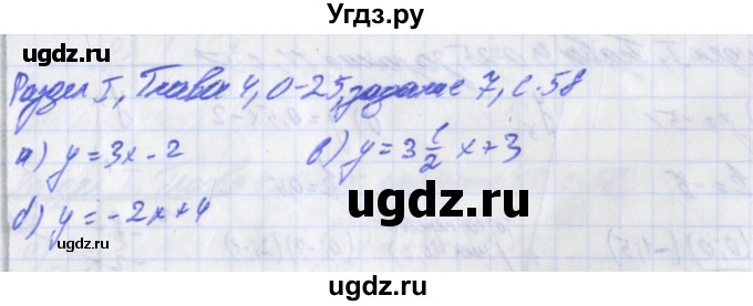 ГДЗ (Решебник) по алгебре 8 класс (дидактические материалы ) Евстафьева Л.П. / обучающие работы / О-25.№ / 7