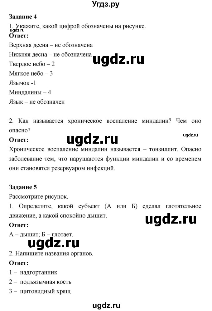 ГДЗ (Решебник к тетради 2018) по биологии 8 класс (рабочая тетрадь) Маш Р.Д. / часть 1 (страница) / 81(продолжение 2)