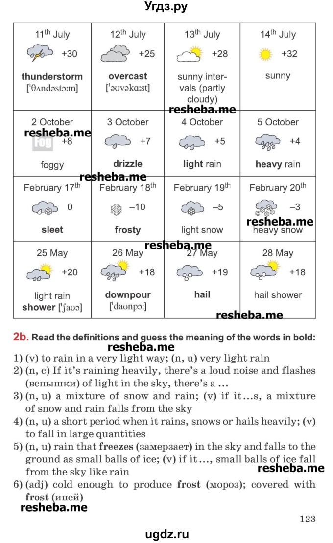 ГДЗ (Учебник) по английскому языку 9 класс Л.М. Лапицкая / страница / 123