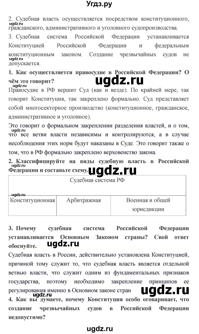 ГДЗ (Решебник) по обществознанию 6 класс Никитин А.Ф. / страница номер / 153(продолжение 2)