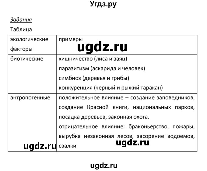 ГДЗ (Решебник) по биологии 5 класс Плешаков А.А. / § номер / 26(продолжение 2)