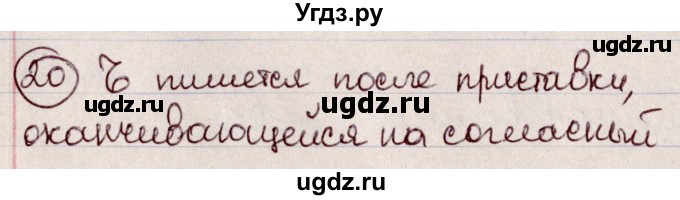 ГДЗ (Решебник к учебнику 2020) по русскому языку 6 класс Л. A. Мурина / упражнение / 20