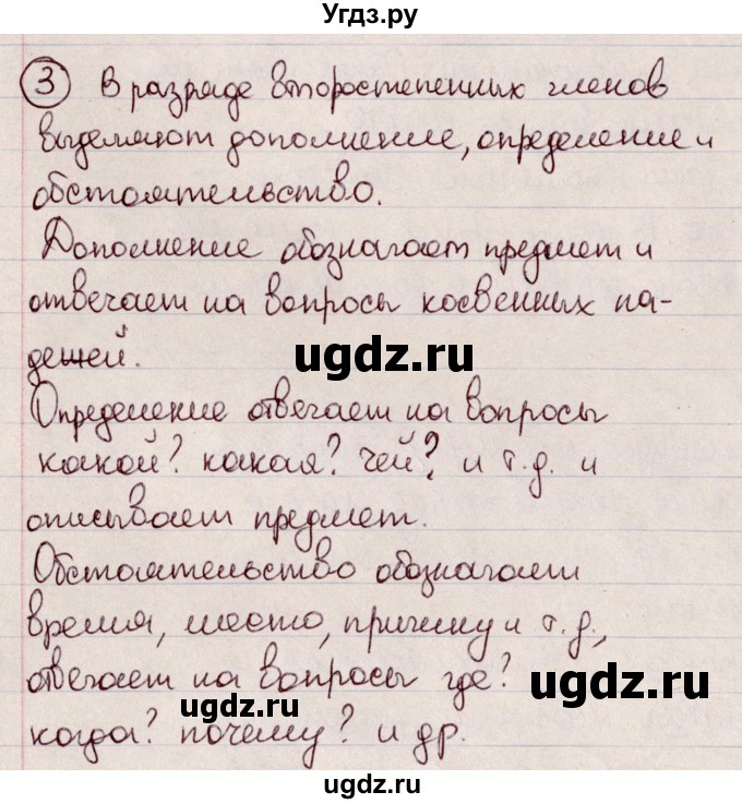 ГДЗ (Решебник к учебнику 2020) по русскому языку 6 класс Л. А. Мурина / упражнение / 3