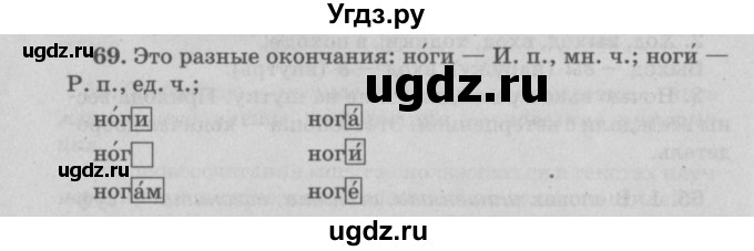 ГДЗ (Решебник №4 к учебнику 2015) по русскому языку 6 класс Л. A. Мурина / упражнение / 69