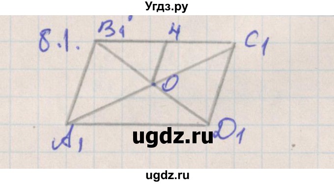 ГДЗ (Решебник) по геометрии 10 класс Мерзляк А.Г. / параграф 8 номер / 8.1