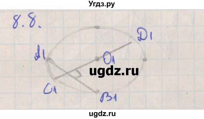 ГДЗ (Решебник) по геометрии 10 класс Мерзляк А.Г. / параграф 8 номер / 8.8
