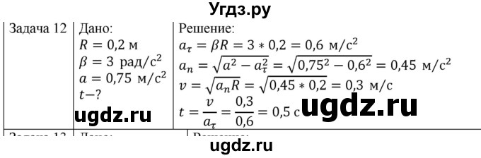 ГДЗ (Решебник) по физике 10 класс (механика) Мякишев Г.Я. / глава 1 / упражнение 5 / 12