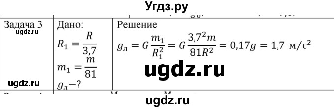 ГДЗ (Решебник) по физике 10 класс (механика) Мякишев Г.Я. / глава 3 / упражнение 8 / 3