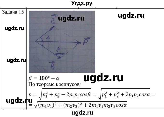 ГДЗ (Решебник) по физике 10 класс (механика) Мякишев Г.Я. / глава 5 / упражнение 10 / 15