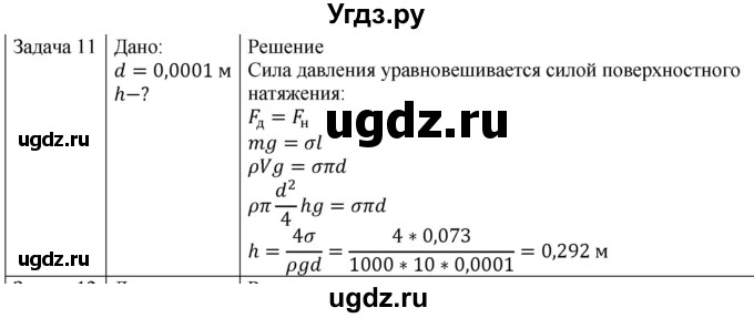 ГДЗ (Решебник) по физике 10 класс (молекулярная физика. термодинамика) Мякишев Г.Я. / глава 7 / упражнение 6 / 11