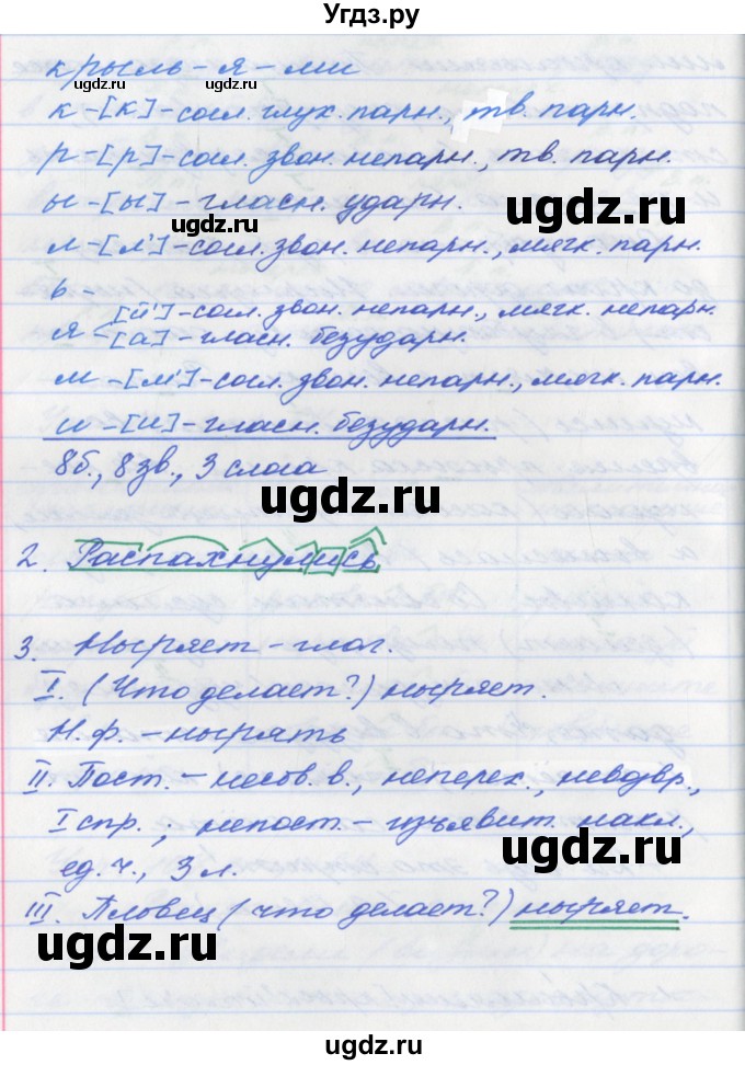 ГДЗ (Решебник №1) по русскому языку 6 класс (рабочая тетрадь) Ефремова Е.А. / упражнение номер / 107(продолжение 3)