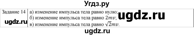 ГДЗ (Решебник) по физике 10 класс Генденштейн Л.Э. / вопросы и задания для самопроверки / параграф 16 / 14