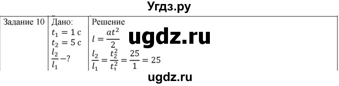 ГДЗ (Решебник) по физике 10 класс Генденштейн Л.Э. / вопросы и задания для самопроверки / параграф 3 / 10