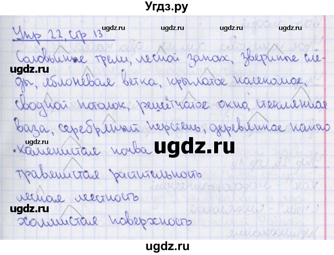 ГДЗ (Решебник 2014) по русскому языку 8 класс (рабочая тетрадь) Ефремова Е.А. / упражнение / 22