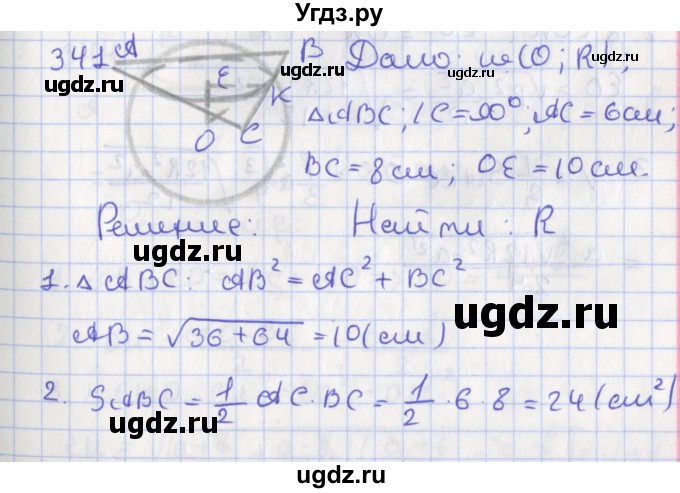 ГДЗ (Решебник №1) по геометрии 11 класс В.В. Шлыков / задача номер / 341