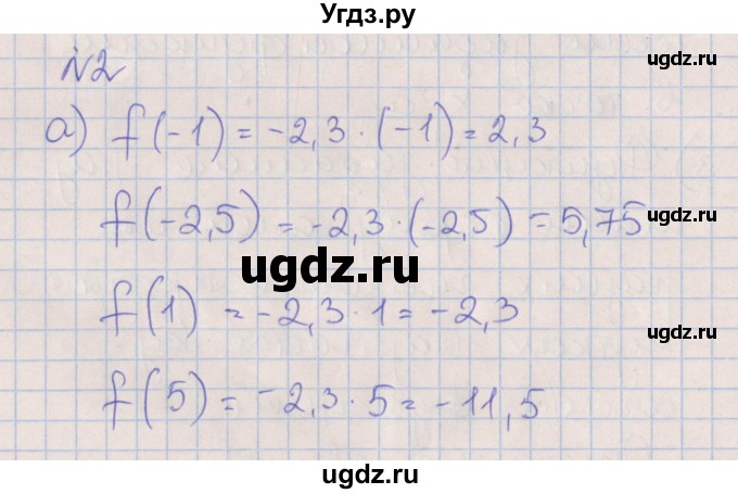 ГДЗ (Решебник) по алгебре 7 класс (рабочая тетрадь) Ключникова Е.М. / параграф 39 номер / 2