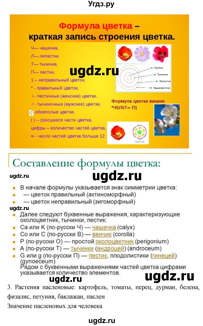 ГДЗ (Решебник) по биологии 6 класс Исаева Т.А. / параграф-№ / 43(продолжение 2)