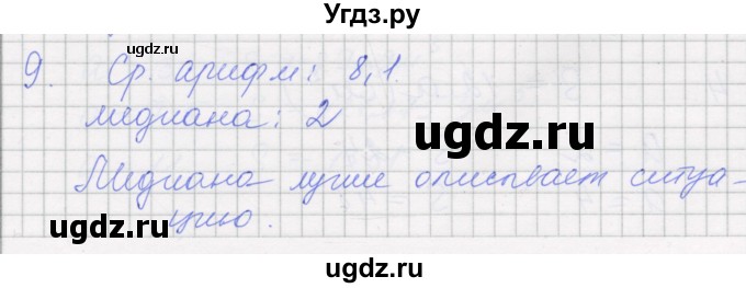 ГДЗ (Решебник) по алгебре 7 класс (рабочая тетрадь) Миндюк Н.Г. / параграф 10 / 9